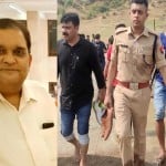 आगरा: चंबल नदी पार करती पुलिस टीम