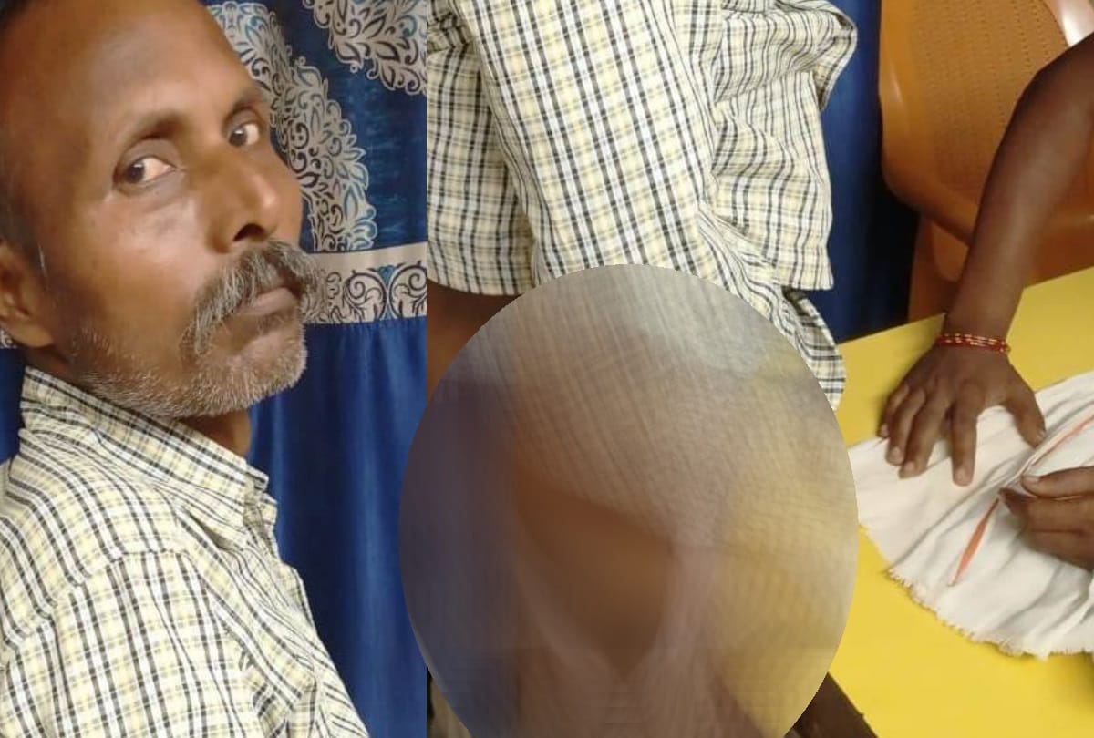 A sipahi brutally beat a man in Amethi.