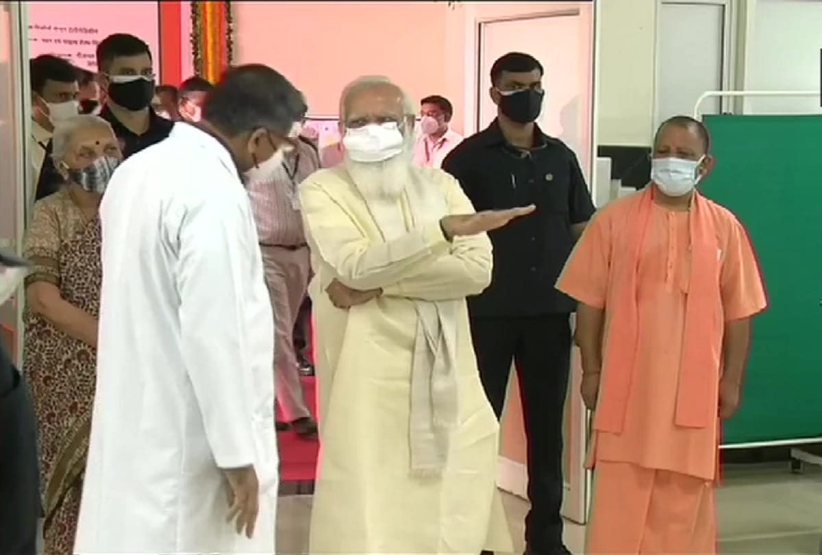 Pm modi visit varanasi today Prime Minister narendra modi inspect MCH wing built in BHU and do discussions on preparations for coronavirus third wave