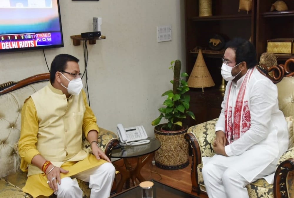 Uttarakhand News: CM Pushkar singh dhami meets Union Tourism Minister Kishan Reddy