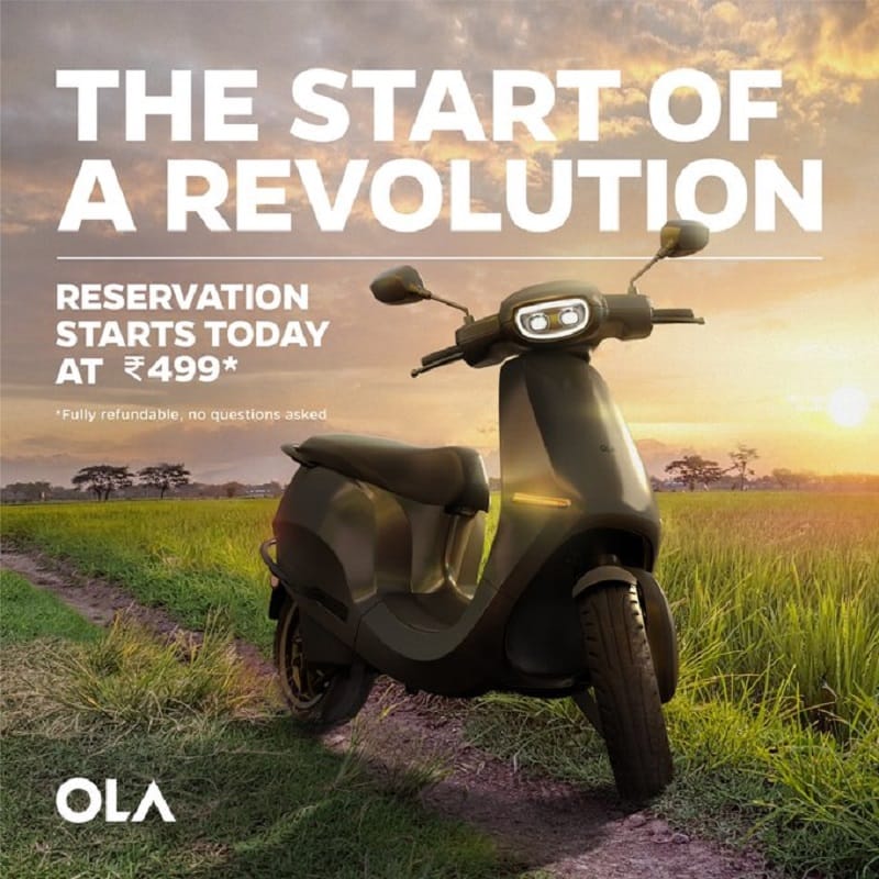 ola electric scooter booking start at rs 499 upcoming launch in india ola electric scooter booking online ola electric scooter range