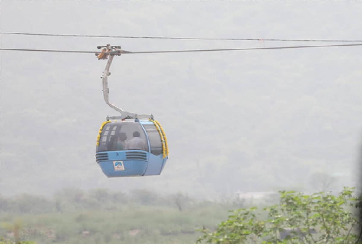Jammu and Kashmir: Peerkho-Mahamaya ropeway started in Jammu, tourism sector will get a boost, see photos