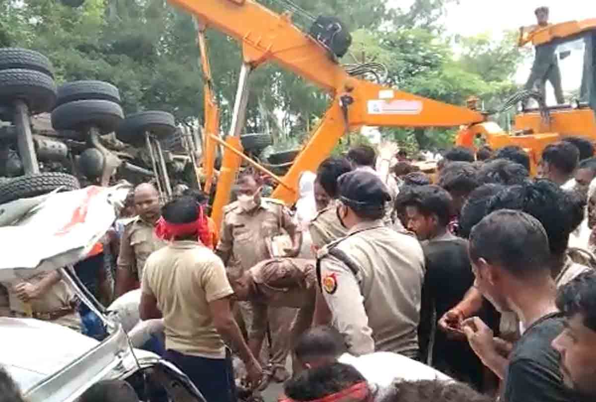 Accident: death of five people including the child