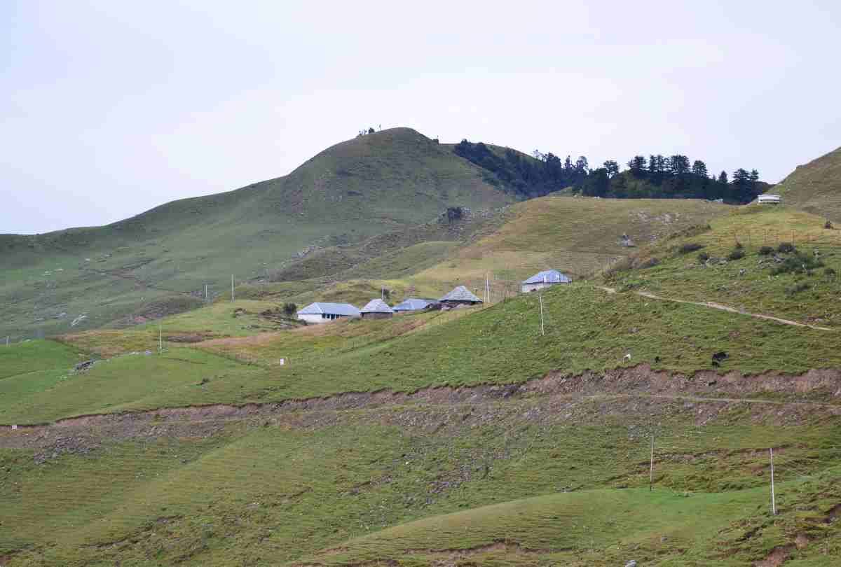 scenic view of prashar lake mandi himachal pradesh