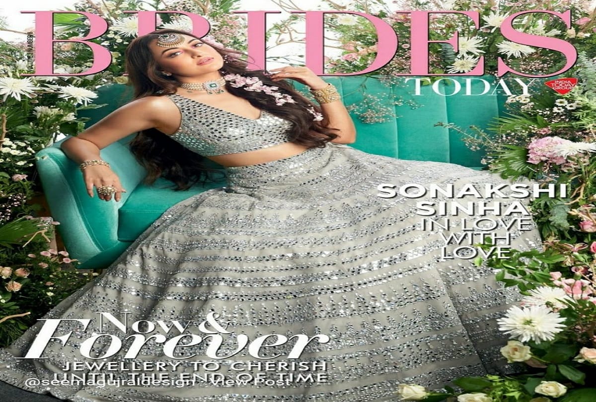sonakshi sinha in designer seema gujral lehenga pricing 1 lakh 28 thousand