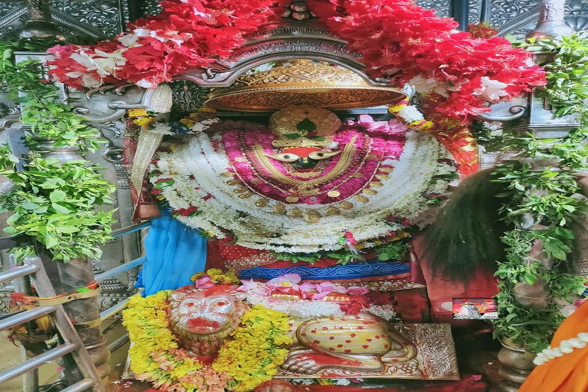 Devotees worshiped in Vindhyachal Mirzapur crowd on the sixth date of Gupt Navratri