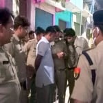 बिजनौर में दरोगा पर हमले के मामले में जांच करती पुलिस