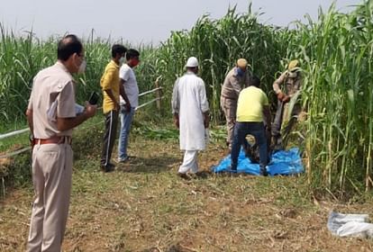UP Crime News: Shahzad of Delhi was murdered in Baghpat and dead body found in forest of a village