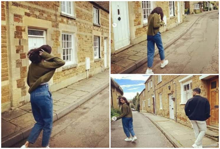 Anushka Sharma Casually Prancing In The Streets Of UK with Husband Virat Kohli