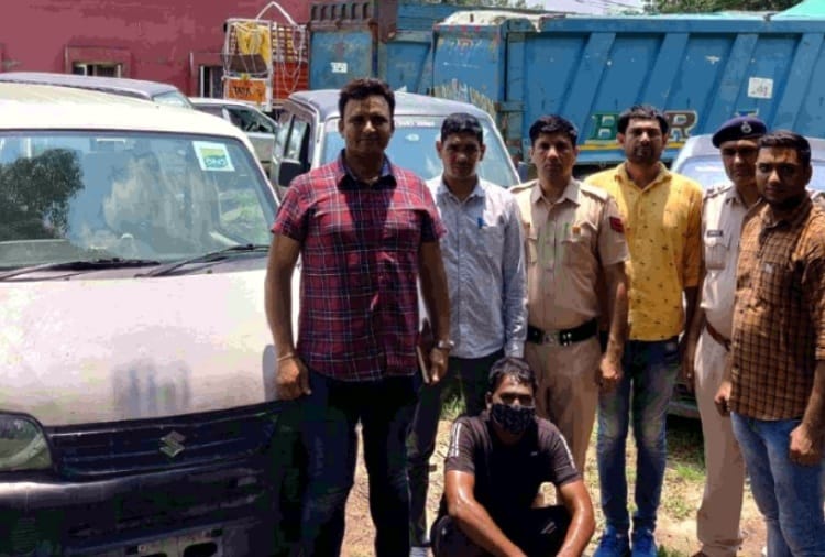 Interstate vehicle thief arrested with eco van and pistol in Sonipat