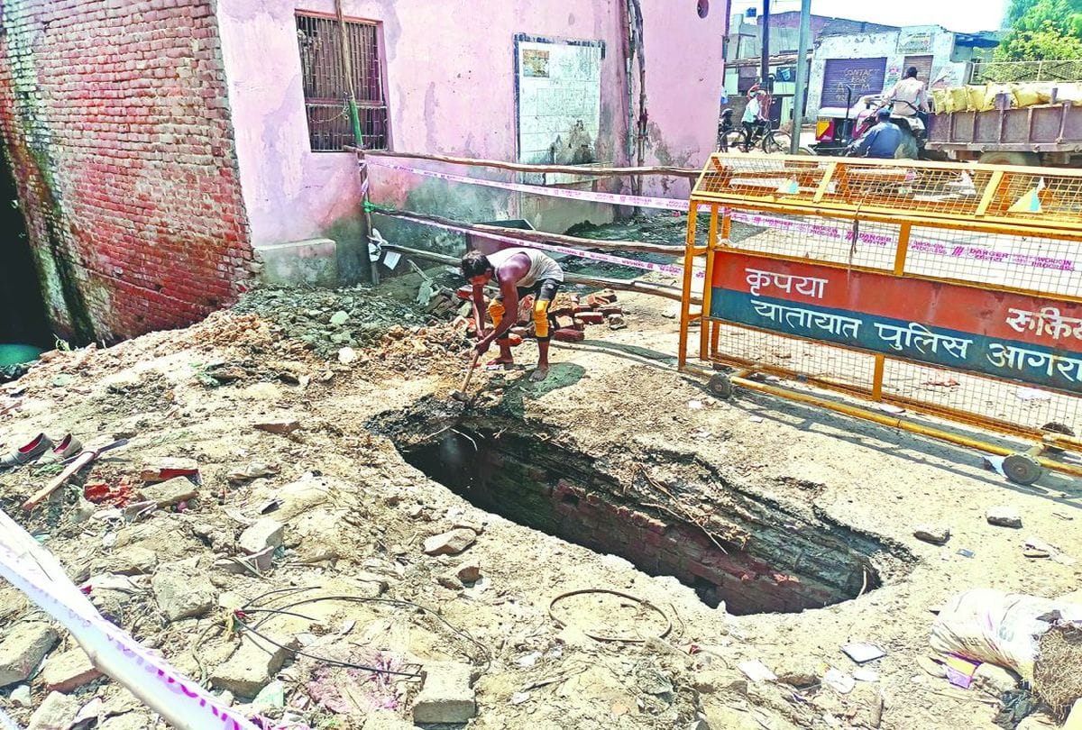 pits not filled even after the accident in agra