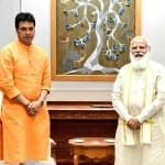बिप्लब कुमार देब और पीएम मोदी