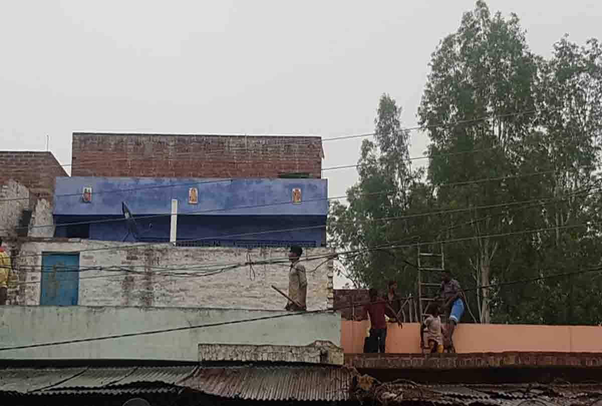 Hardoi: Leopard entered the house and injured the shopkeeper