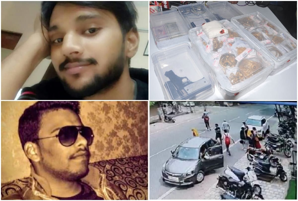 agra robbery case crooks ran away from the auto looting gold worth 9.5 crores in agra