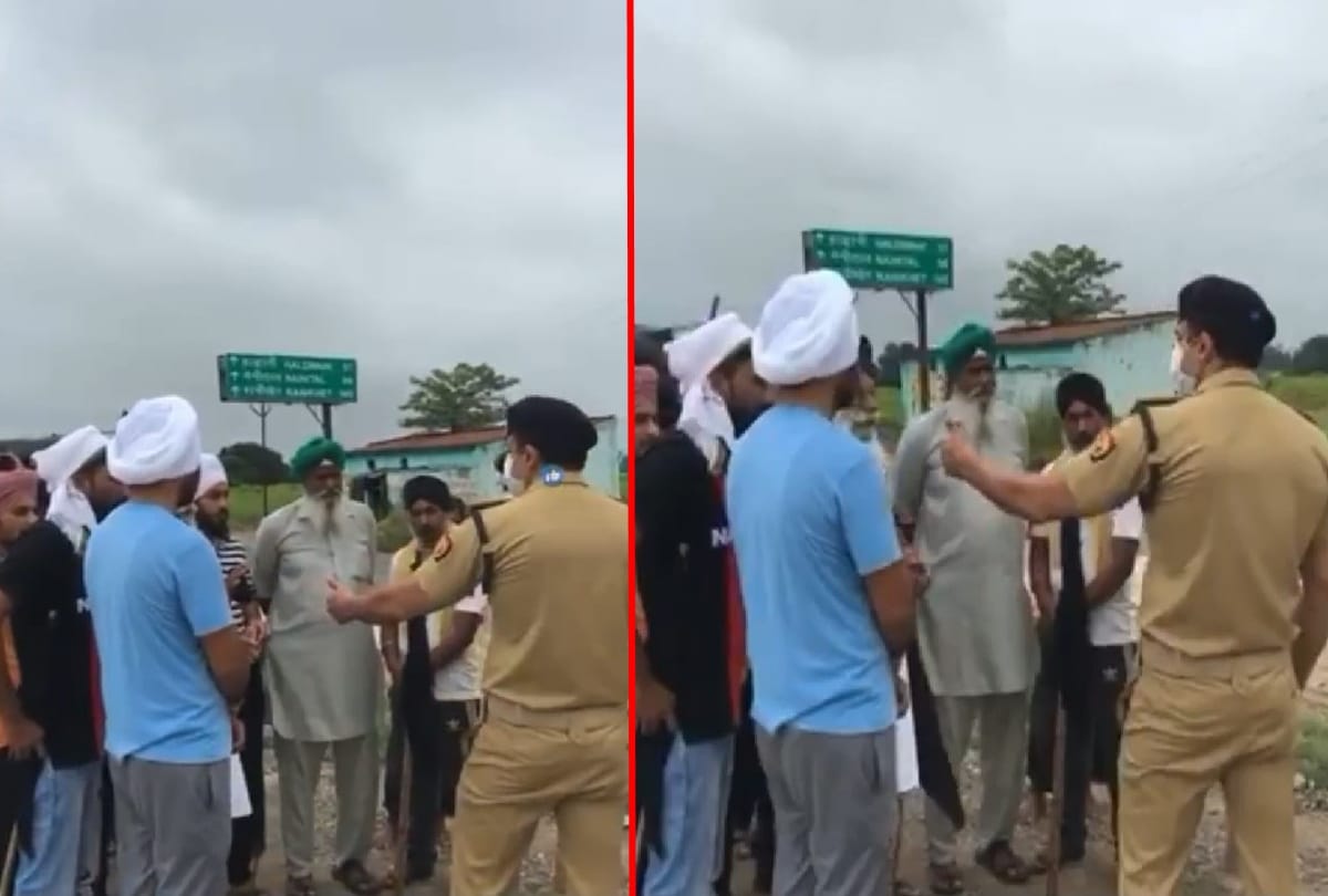 Farmers tried to show black flags to Union Minister Naqvi In rampur