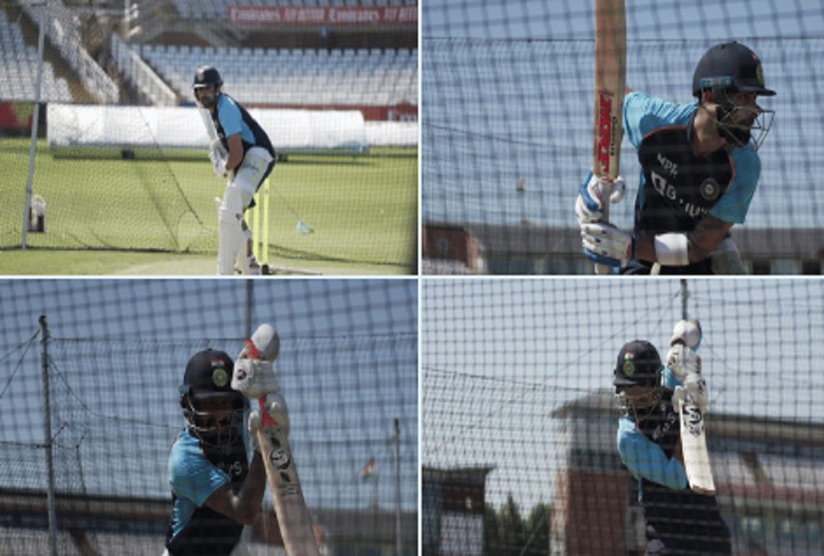 ENG vs IND Indian cricket team nets session at the Durham County Cricket Club
