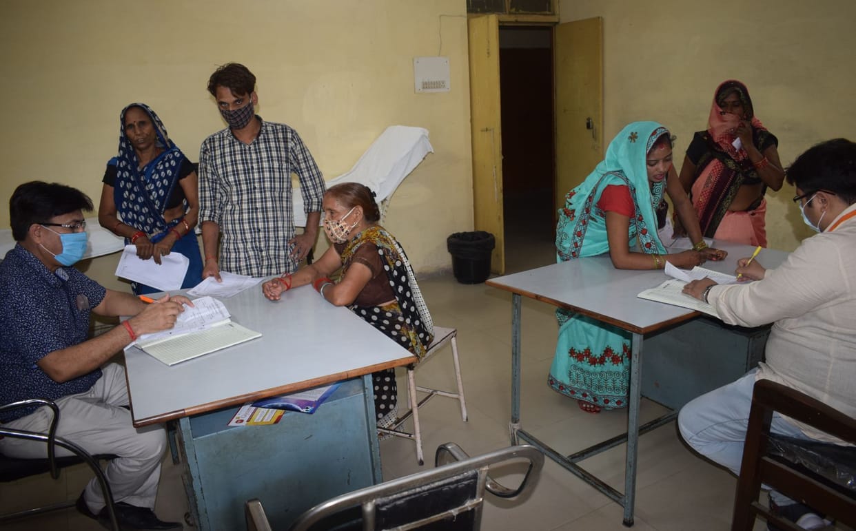 Patients increased in the district hospital as the weather changed