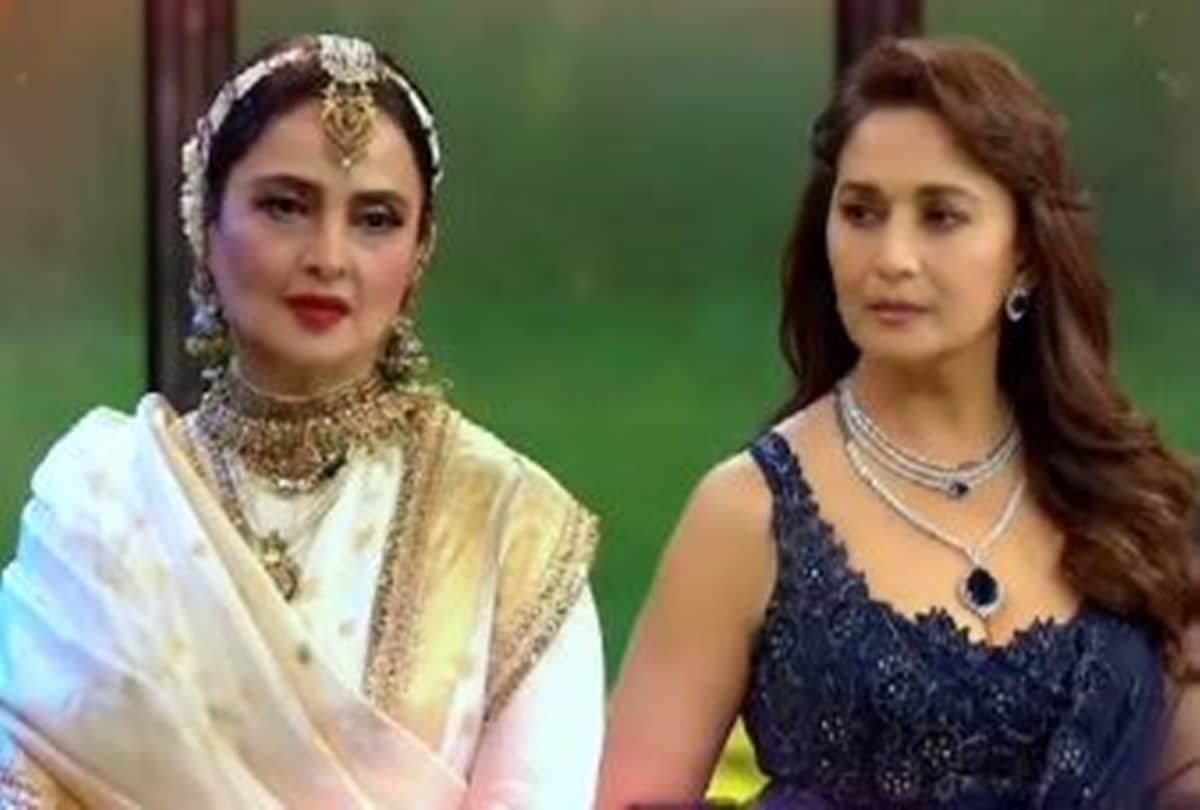 Dance deewane 3 Madhuri dixit and rekha recreated scene from movie Silsila actress said Amit mera pyar hai