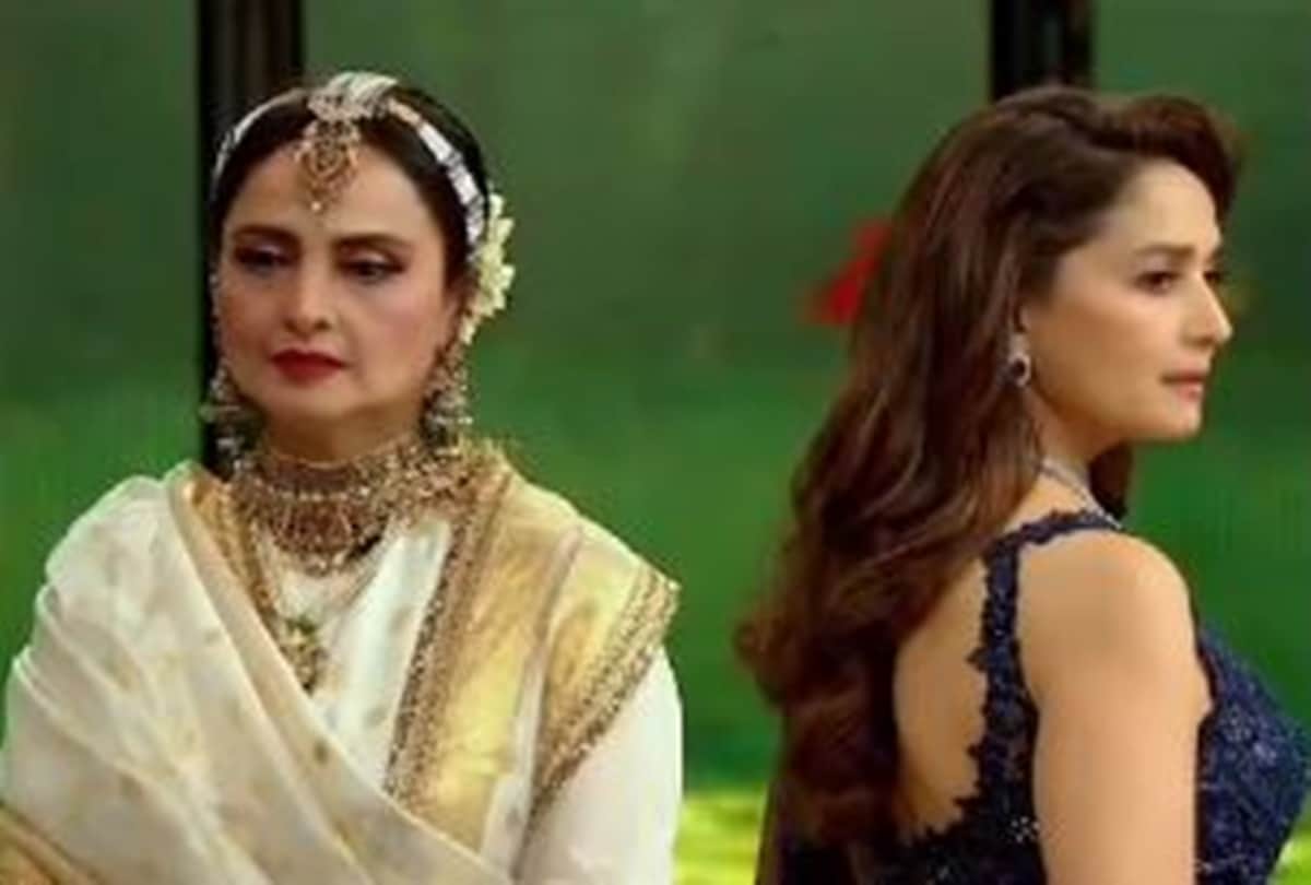 Dance deewane 3 Madhuri dixit and rekha recreated scene from movie Silsila actress said Amit mera pyar hai