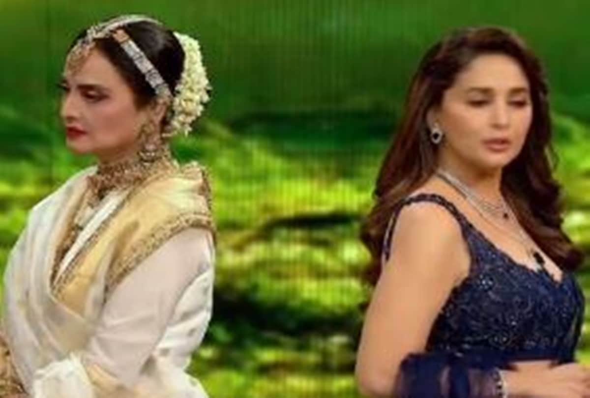 Dance deewane 3 Madhuri dixit and rekha recreated scene from movie Silsila actress said Amit mera pyar hai