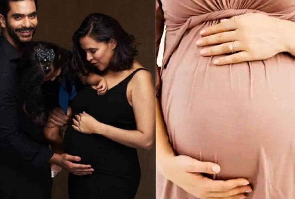 Fashion tips Pregnant women can wear black strappy dress like Neha Dhupia everyone will praise