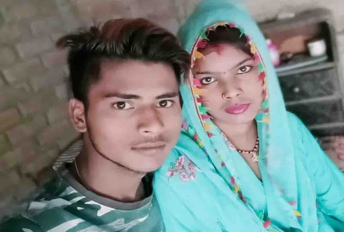 Newly married couple died in road accident in auraiya