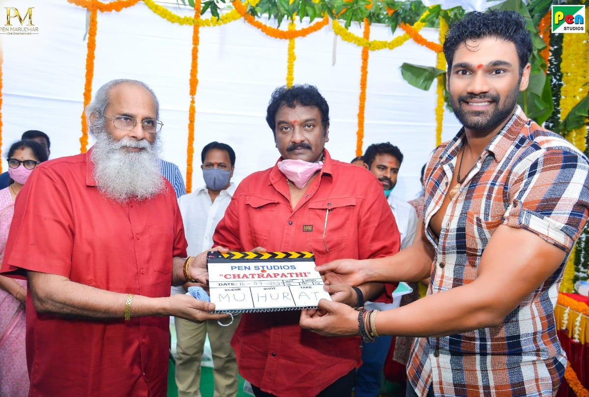 Sai Srinivas Bellamkonda debut in bollywood with Jayantilal Gada film Hindi remake of rajamouli movie Chatrapathi
