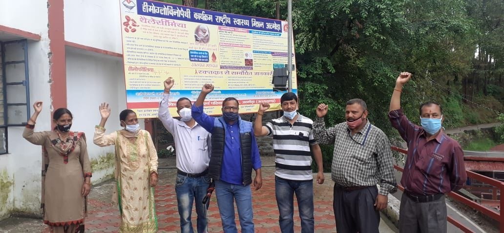 Class IV personnel performed symbolic protested in CMO office