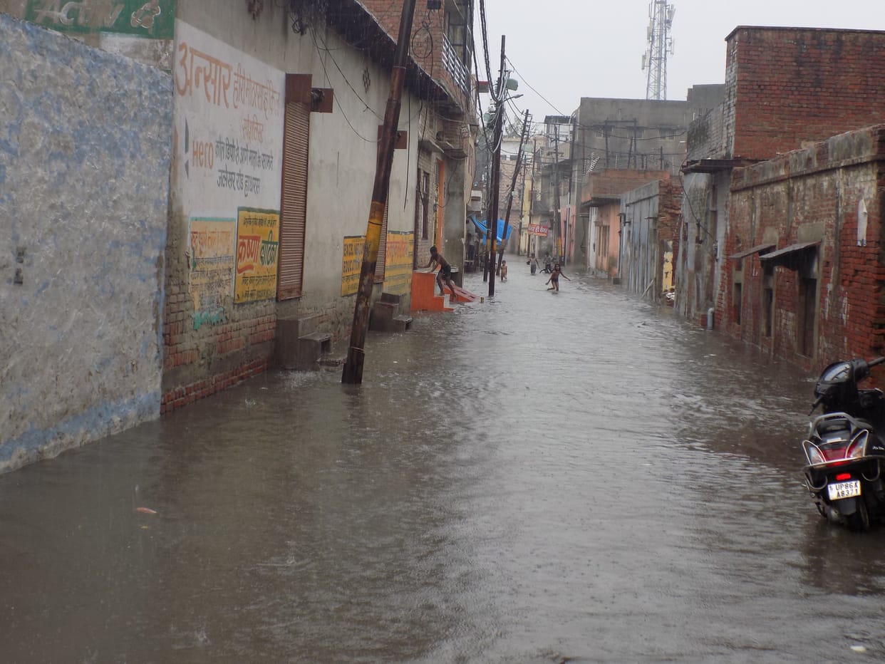 Rain in Hathras