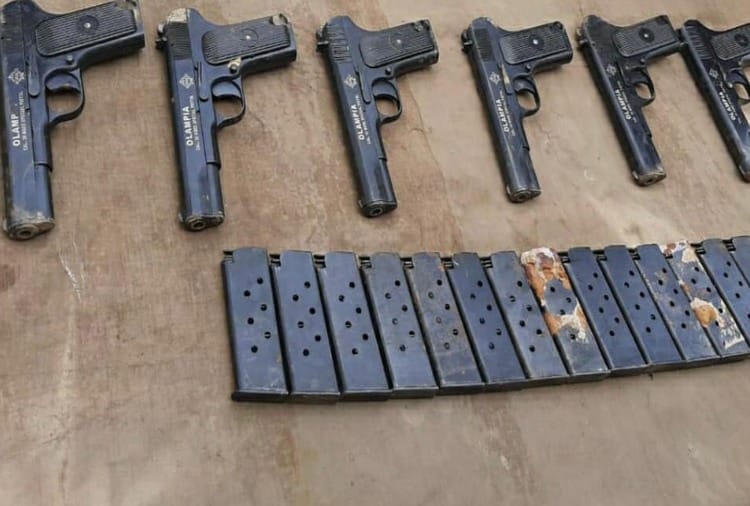 BSF and police recovered weapons near Indo-Pak border in Punjab