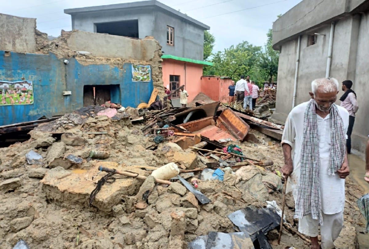 himachal weather today: large scale losses due to heavyRainfall, two died, many houses and shops collapsed, roads stalled