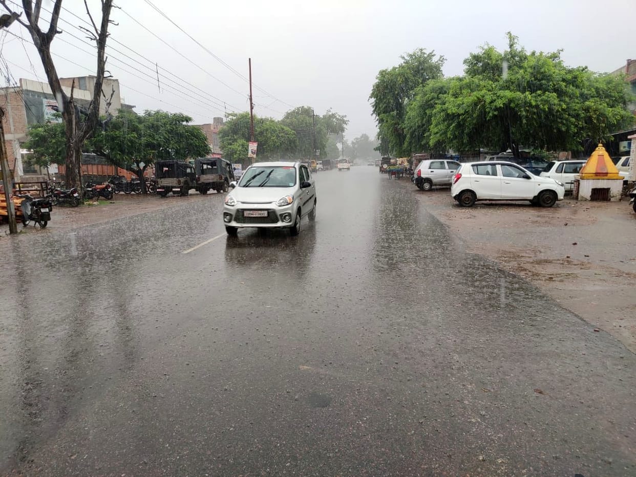 Jhoom rained, the weather turned pleasant