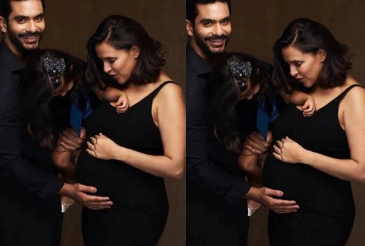 Fashion tips Pregnant women can wear black strappy dress like Neha Dhupia everyone will praise