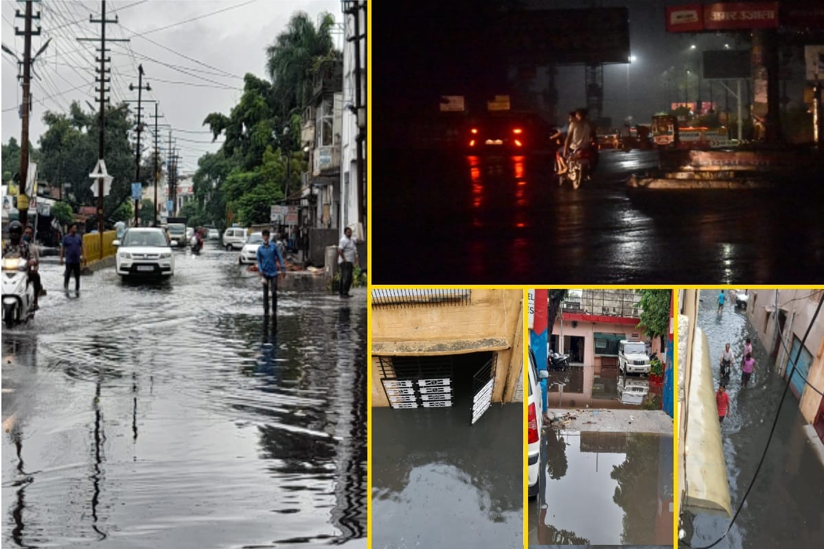 Meerut: Meerut roads gets submerged in a few hours of rain