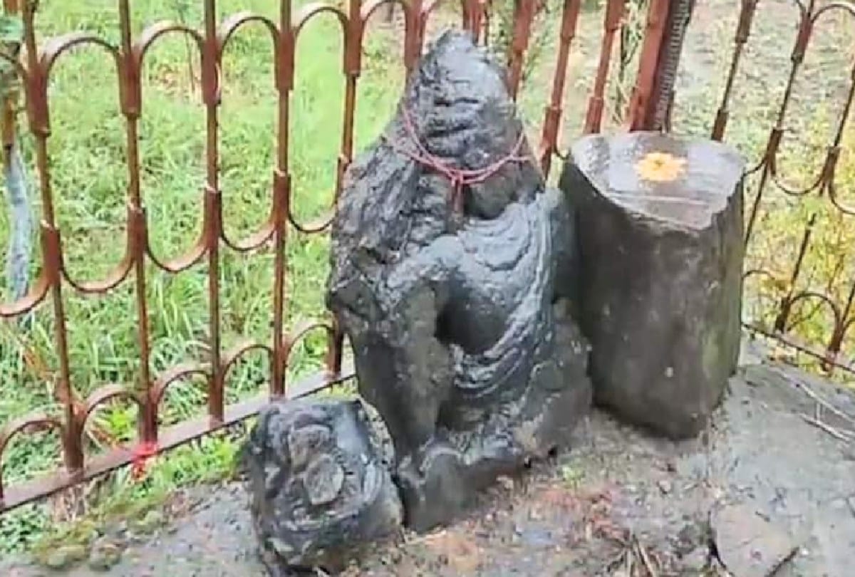 Four and a half feet Shivling found in excavation in Rohru's Kaloti Shimla
