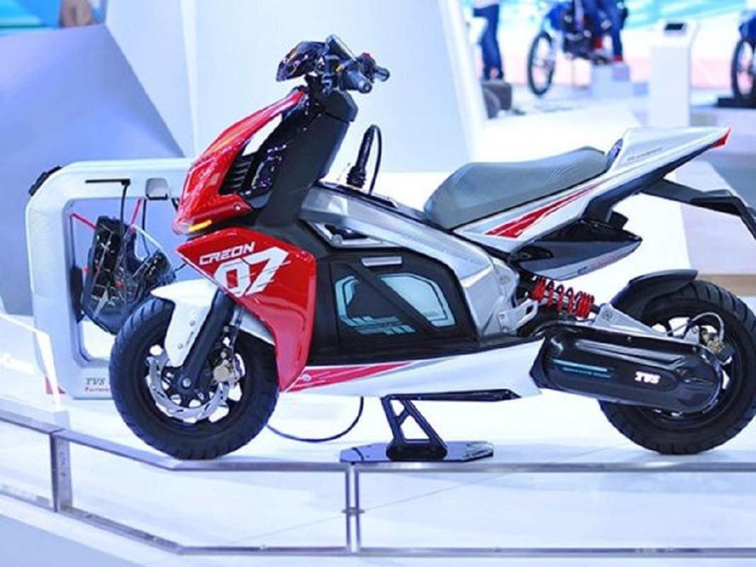 TVS releases upcoming electric two-wheeler teaser