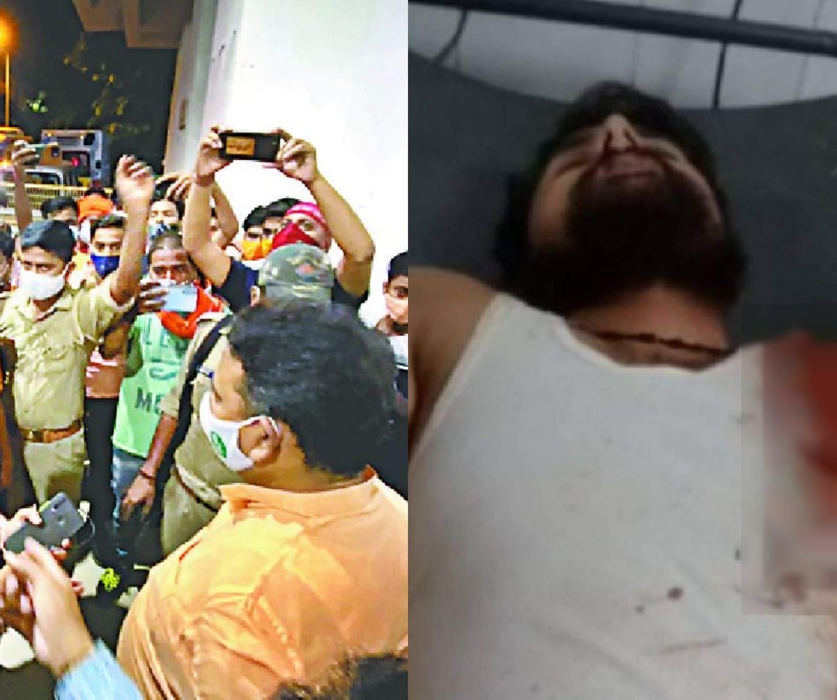 Hindu yuva vahini leader shot incident in varanasi for land dispute for temple case santoshi mata mandir