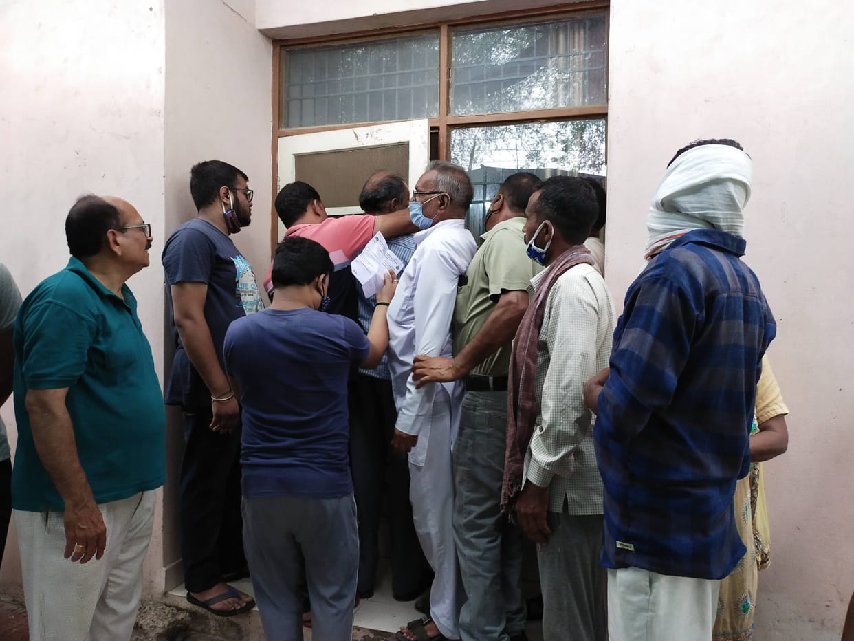Civil hospital got 500 doses of vaccine, yet returned to be eligible