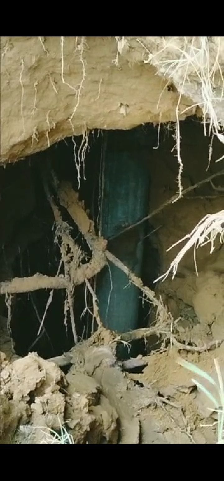 Railway line was buried due to heavy rain