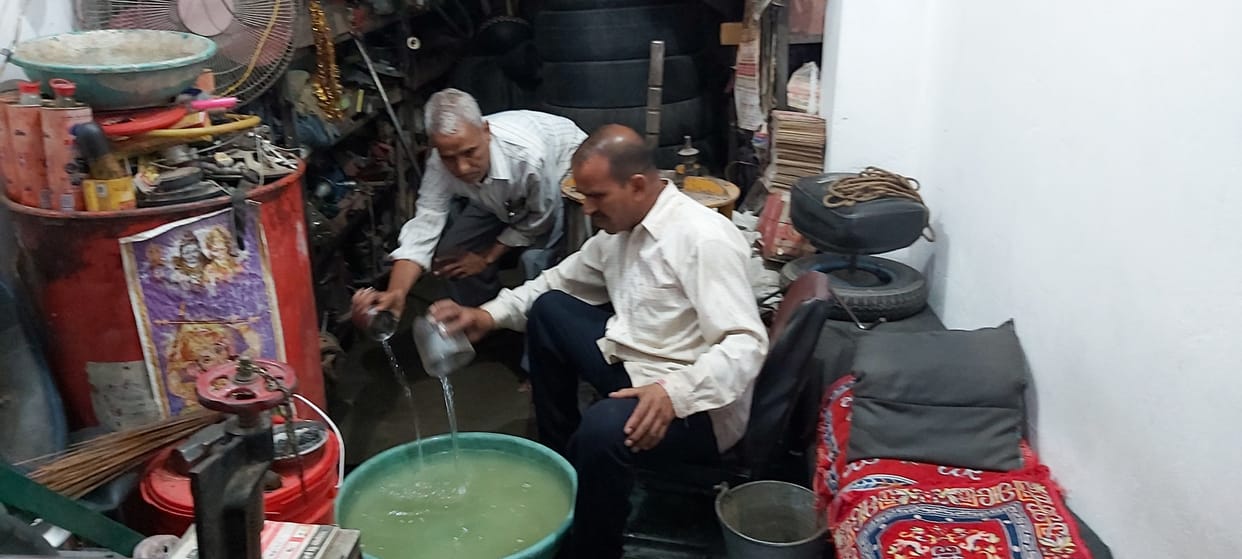 rain water inter in shops