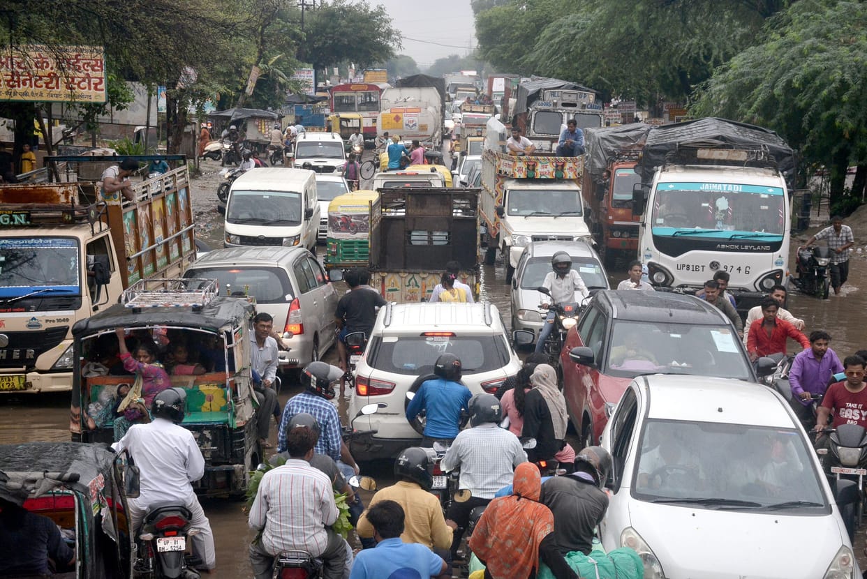 Traffic Jam on Ramghat road