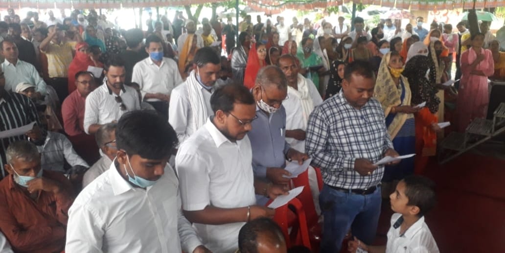 SDM administered oath to the block chief