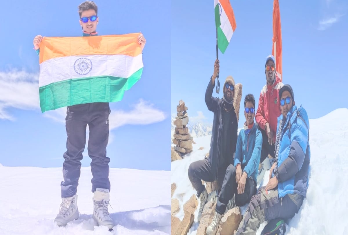 15 year-old Parikshit conquered 6110 m high Yunam Peak in Kullu himachal pradesh