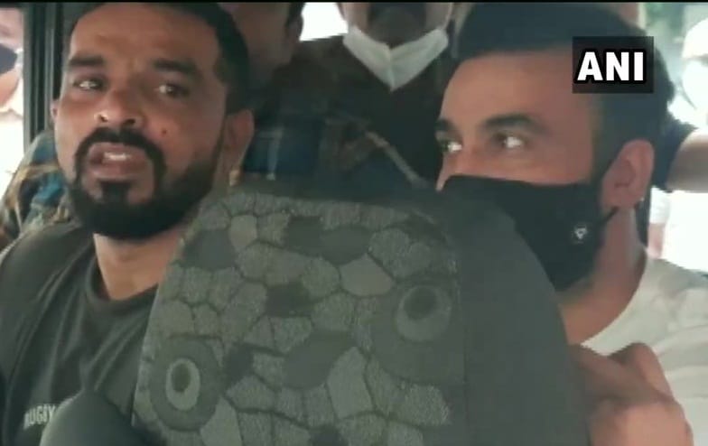 Shilpa Shetty husband & businessman Raj Kundra sent to Police Custody till 23rd July