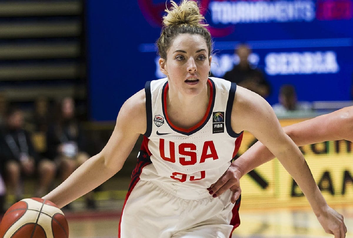 Tokyo Olympics 2021 American basketball women player katie lou samuelson withdraw after covid 19 positive