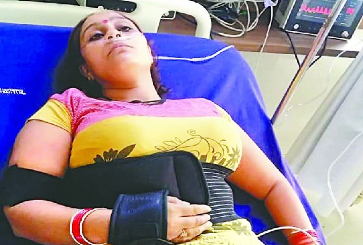 miscreants threw the girl from the terrace after loot in agra