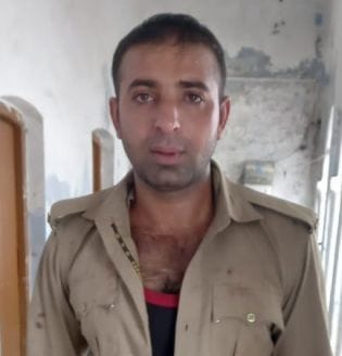 The sacked armorer and relatives ran and beat the soldier