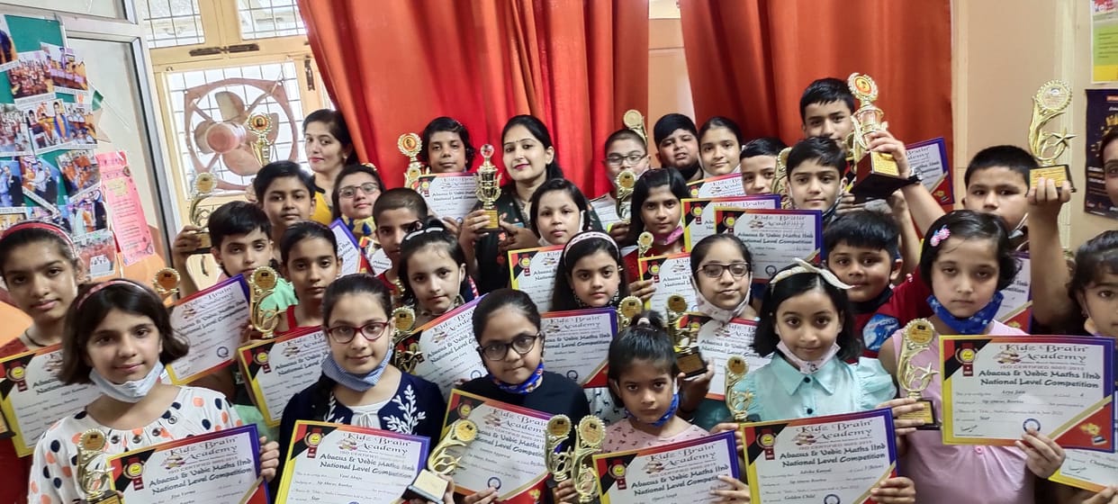 Promising shine in Vedic maths competition
