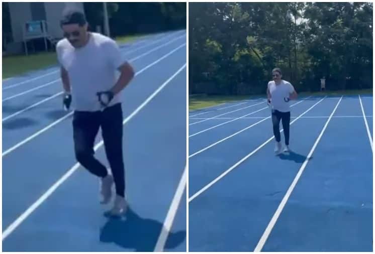 Anil Kapoor is cheering for India in Olympics by hitting the tracks See Video