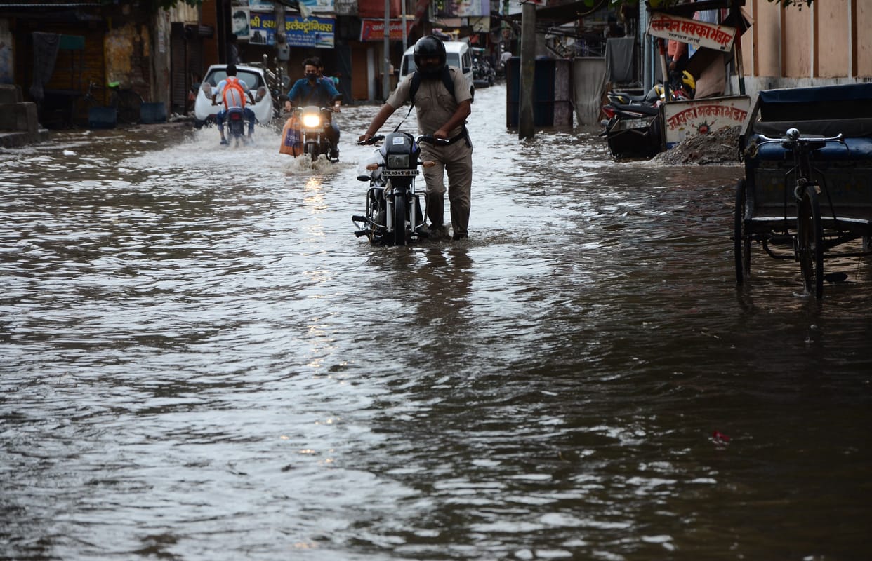 28 mm rain in Bhiwani